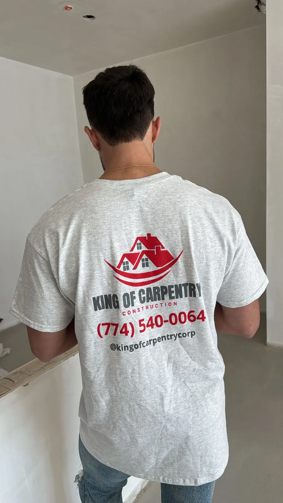 King of Carpentry Construction crew on a Massachusetts job site